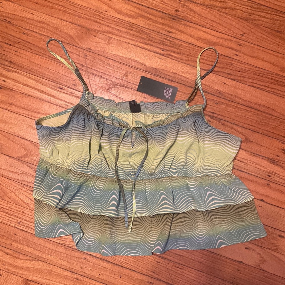 Wild fable ruffle top
